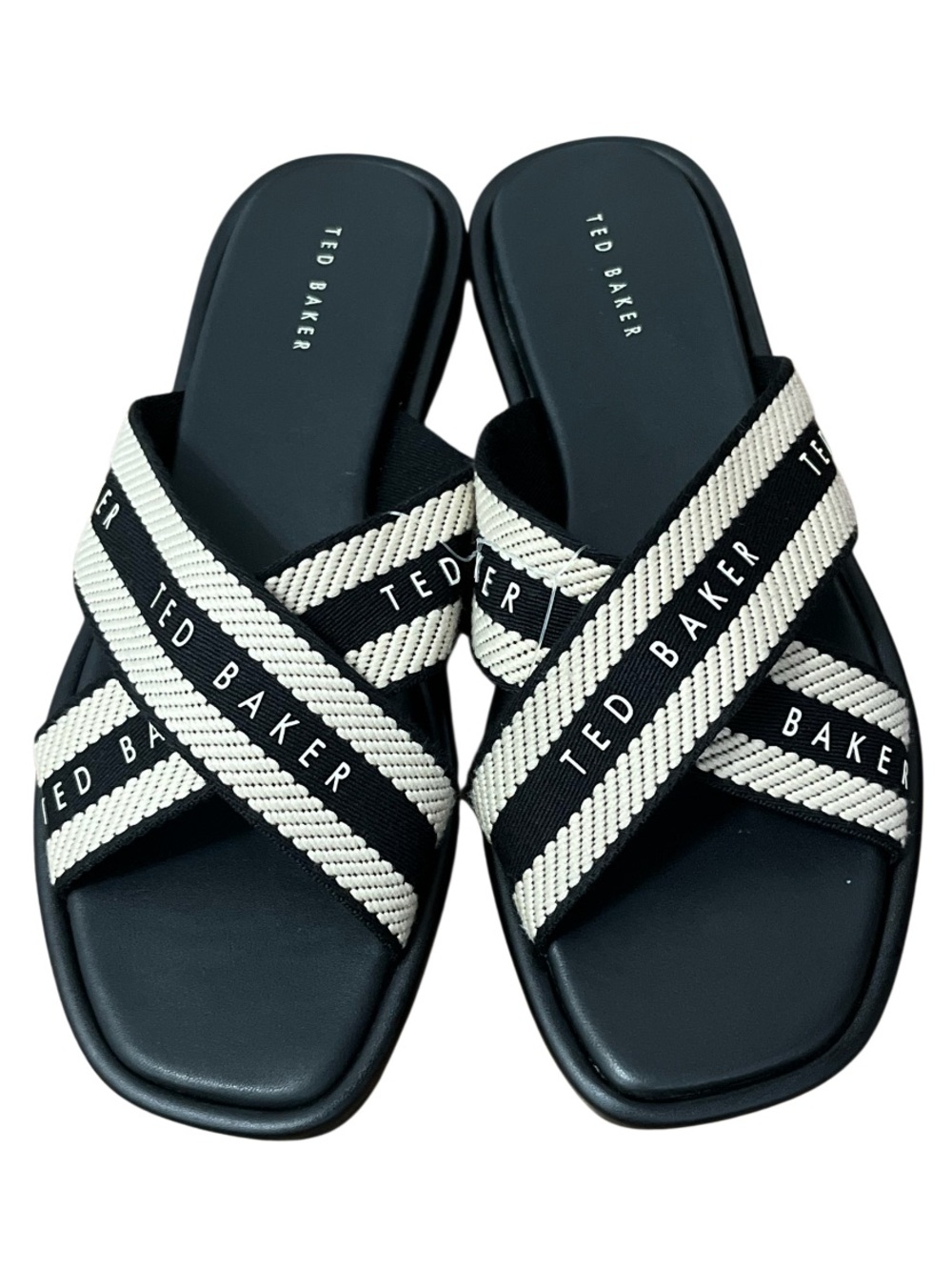 Ted Baker Ashly Sandal Cream and Black Size 9